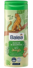 BALEA BABY гель для душа и шампунь 300ML WILD JUNGLE/аромат свежести