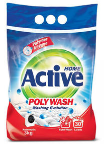 ACTIVE стиральный порошок 3 кг POLY WASH(технология холодной воды)/автомат