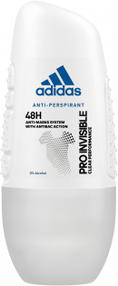 ADIDAS 50ML ROLL -ON WOMAN PRO INVISIBLE/роликовый дезодорант-антиперспирант