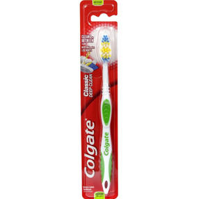 COLGATE DEEP CLEAN средней жесткости зубная щетка 