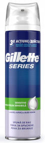 GILLETTE 300 ML пена для бритья SERIES SENSITIVE