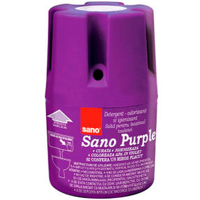 SANO 150 гр контейнер-мыло для сливного бачка унитаза PURPLE