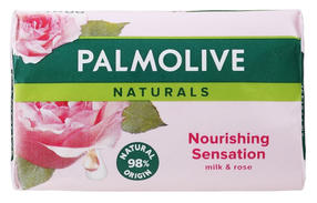 PALMOLIVE NATURALS 90г мыло MLEKO I ROZA/ молоко и роза