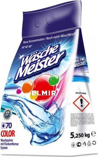 WASCHEMEISTER стиральный порошок 5,25 кг COLOR/70 стирок