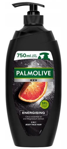 PALMOLIVE 750ML гель д/душа MEN ENERGIZING помпа/энергетический