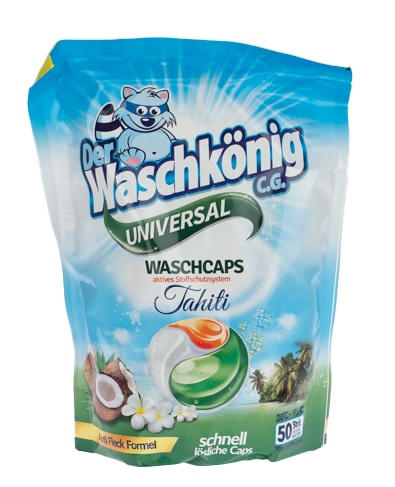 DER WASCHKONIG C.G.капсулы 50 шт TAHITI UNIVERSAL