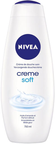 NIVEA гель для душа 750ML CREME SOFT/Увлажнение и уход