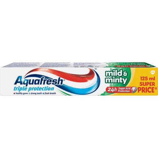AQUAFRESH зубная паста 125ML MILD&MINTY/нежная мята
