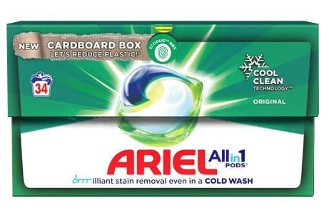 ARIEL PODS 34 Original Cool Clean Technology/капсулы для стирки