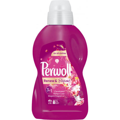 PERWOLL 900ML жидкое средство для стирки RENEW&BLOSSOM/для деликатных тканей