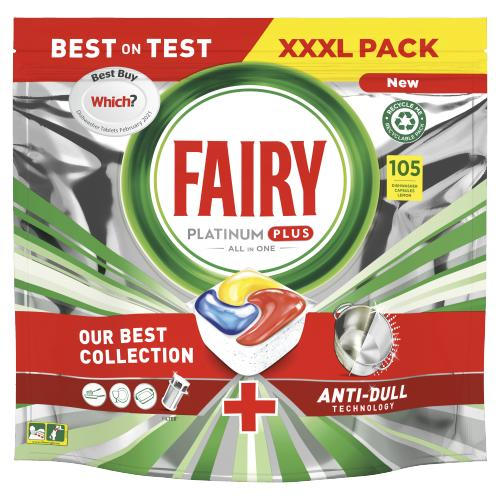 FAIRY 105шт PLATINUM PLUS LEMON /таблетки для посудомоечных машин