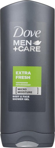 DOVE гель для душа 400мл MEN EXTRA FRESH/Экста свежесть