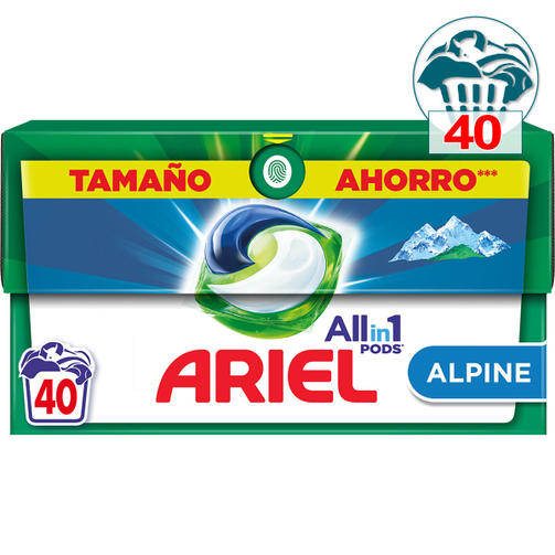ARIEL PODS 40 Alpine/ капсулы для стирки