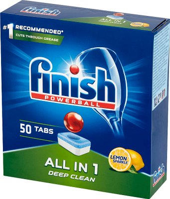 FINISH Tabs 50 All in one LEMON/ таблетки для посудомоечных машин