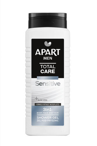 APART гель для душа 500ML MEN TOTAL CARE SENSITIVE/охлаждающий