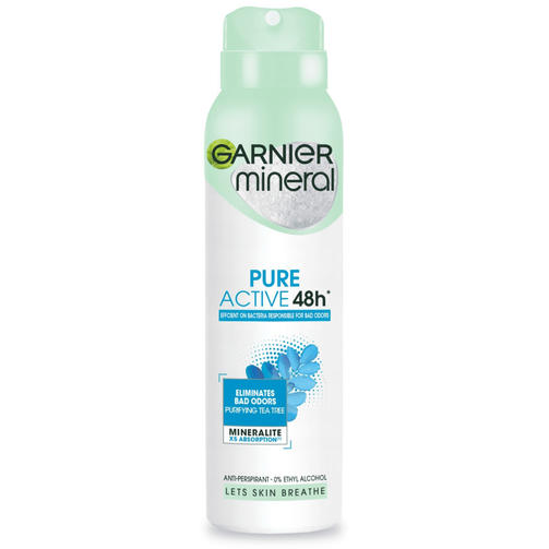 GARNIER WOMAN DEO SPRAY 150 ML PURE ACTIVE