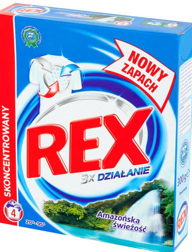REX AMAZONIA FRESH стиральный порошок 300 гр