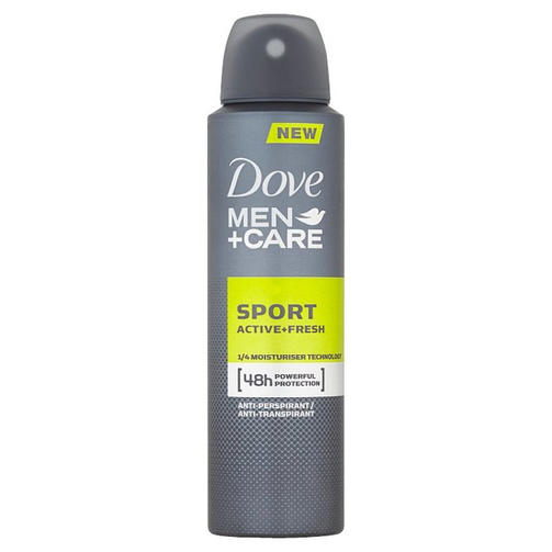 DOVE DEO SPRAY 150ML MEN SPORTS ACTIVE/дезодорант-спрей