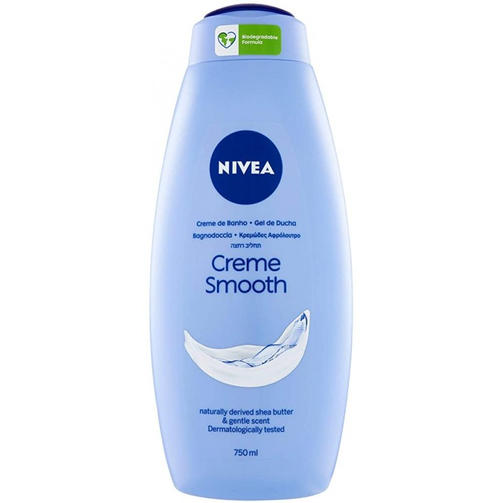 NIVEA гель для душа 750ML CREME SMOOTH/Гладкость крема