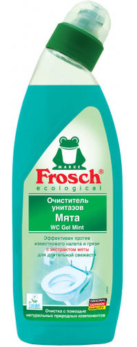FROSCH 750ML чистящее средство для унитазов МЯТА