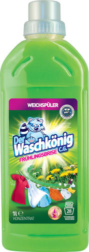 DER WASCHKONIG C.G.кондиционер 1 л FRUHLINGSBRISE (Весенний бриз)/28 стирок