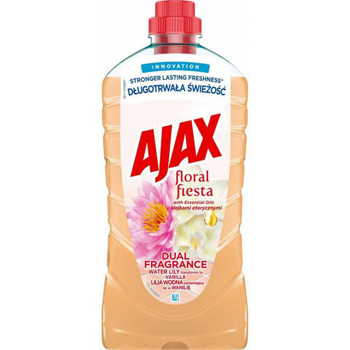AJAX 1L универсальная жидкость для уборки Водяная Лилия+Ваниль