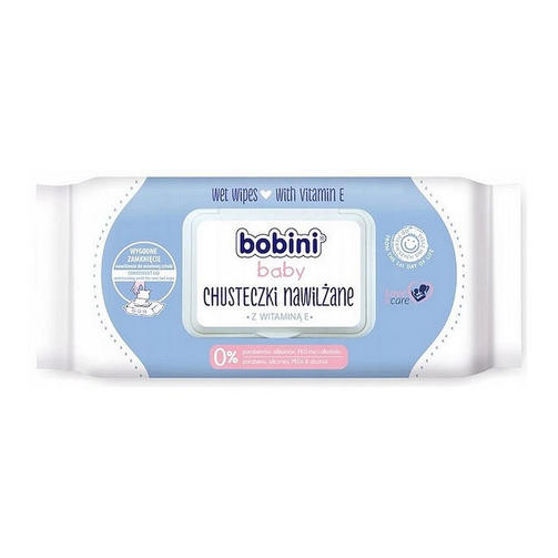BOBINI детские влажные салфетки с витамином Е 60 шт