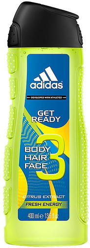 ADIDAS 400ML MEN GET READY 3W1/гель для душа