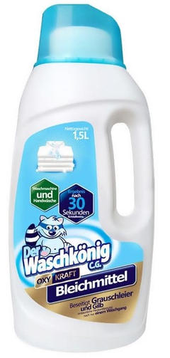 DER WASCHKONIG C.G.жидкий пятновыводитель 1500 ML для белых тканей