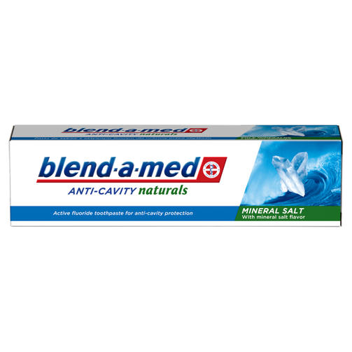 BLEND A MED зубная паста 100ml ANTI CAVITY MINERAL SALT HERBAL/против кариеса минеральные соли