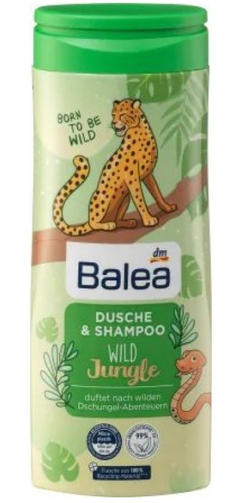 BALEA BABY гель для душа и шампунь 300ML WILD JUNGLE/аромат свежести