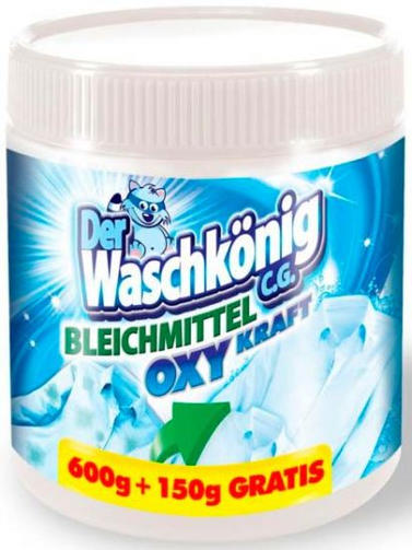 DER WASCHKONIG C.G.кислородный пятновыводитель 750 гр  для белых тканей