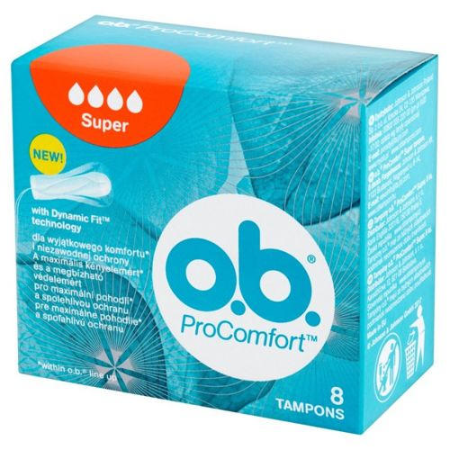 O.B.тампоны ProComfort SUPER 8 шт