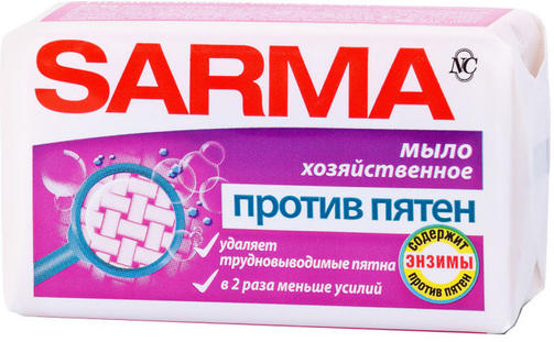 SARMA мыло хозяйственное ПРОТИВ ПЯТЕН 140 гр