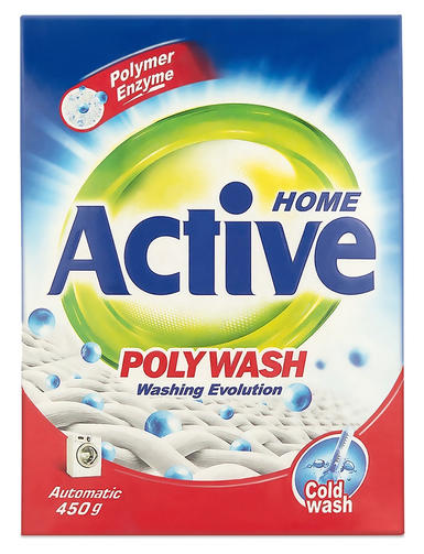 ACTIVE стиральный порошок  450 гр POLY WASH(технология холодной воды)/автомат