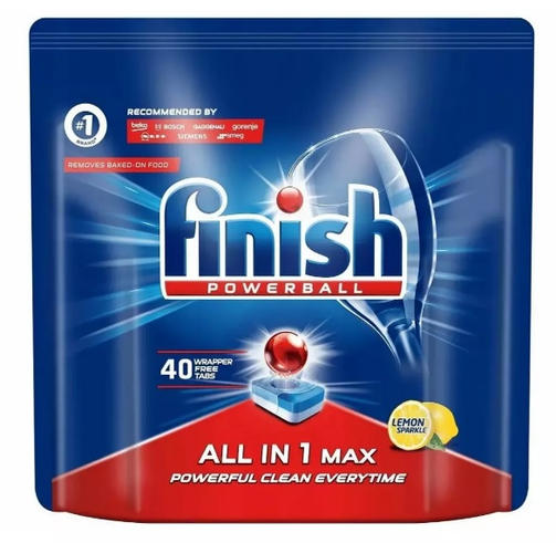 FINISH Tabs 40 All in One max LEMON/для посудомоечных машин