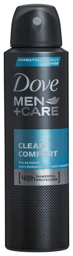 DOVE DEO SPRAY 150ML MEN CLEAN COMFORT/дезодорант-спрей