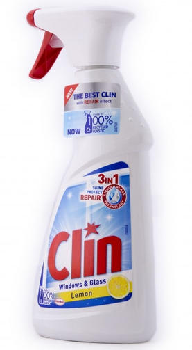 CLIN 500ML LEMON/спрей для мытья стекла и окон