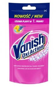 VANISH 100мл Oxi Action PINK пятновыводитель жидкий