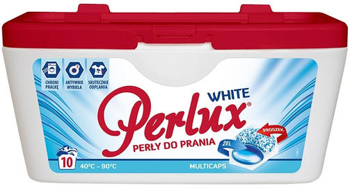 PERLUX гибридные капсулы для стирки 10 WHITE