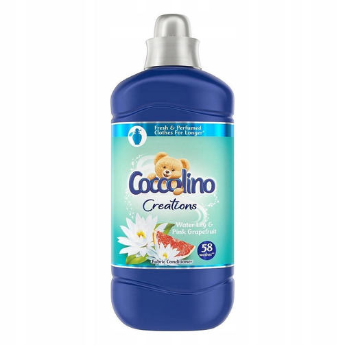 COCCOLINO кондиционер для белья 1,45L WATER LILY & PINK GRAPEFRUIT (58 стирок)