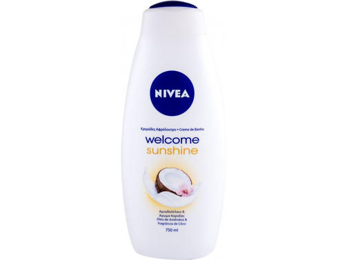 NIVEA гель для душа 750ML WELCOME SUNSHINE/Кокос и Миндальное масло