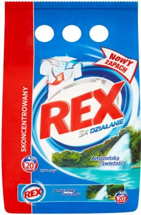 REX AMAZONIA FRESH стиральный порошок 1,5 кг