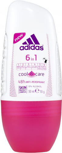 ADIDAS 50ML ROLL -ON WOMAN COOL&CARE 6 W 1/роликовый дезодорант-антиперспирант