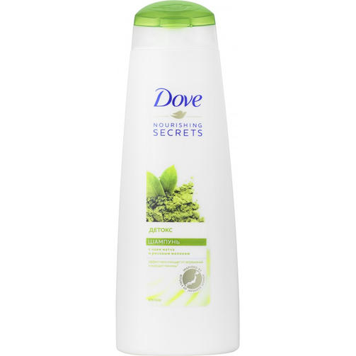 DOVE шампунь 400ML DETOX RITUAL/с матча и рисовым молоком