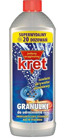 KRET гранулы для чистки труб 400 гр