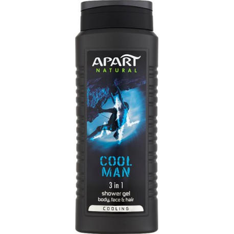APART гель для душа 400ML MEN COOL 3w1/освежающий