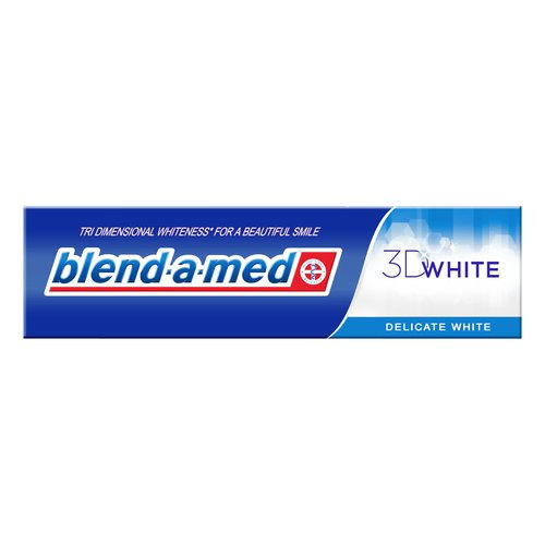 BLEND A MED зубная паста 100ml 3D WHITE DELICATE/деликатное отбеливание
