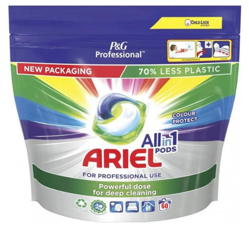 ARIEL 60шт. PROFESSIONAL COLOR PROTECT/капсулы для стирки
