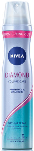 NIVEA лак для волос DIAMOND VOLUME 5 ultra strong 250мл/бриллиантовый объем